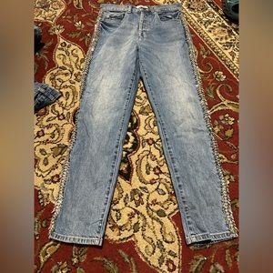 Pistola Nico high rise jewel embellished jeans